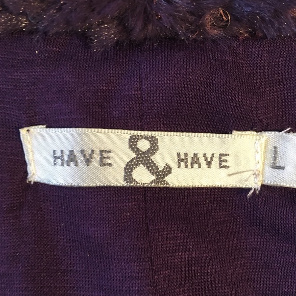 Shrug, purple with gold sequins - Picture 3 of 6